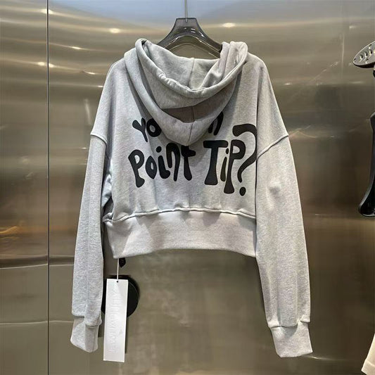 Gray hoodie