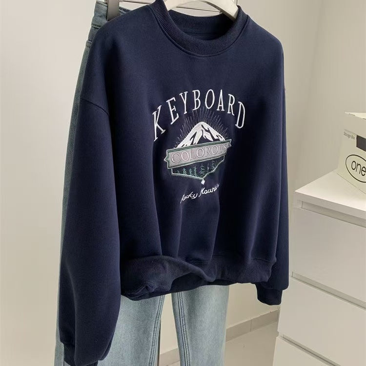 Embroidered sweatshirt