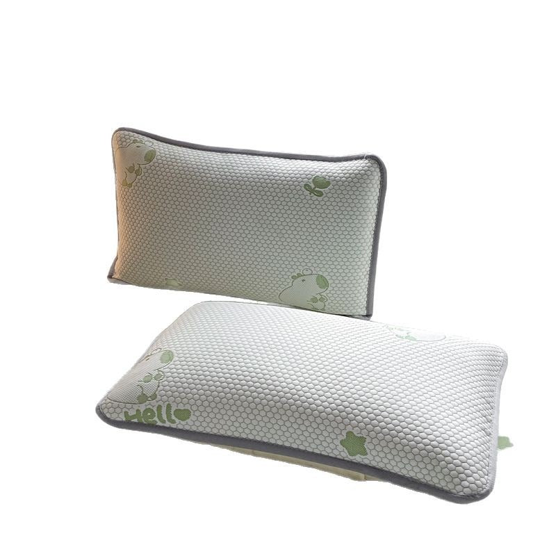 Summer cool ice silk pillowcase pair of Doudou jacquard pillowcase single 48x74 pillow core liner cover
