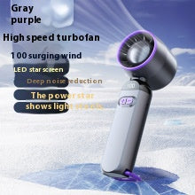 Super high speed small wind cannon strong wind handheld small fan bladeless turbine mini portable USB desktop electric fan