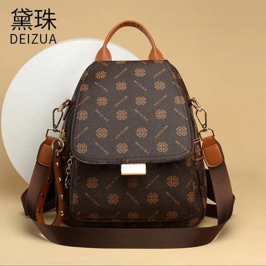 2025 New Fashion Backpack for Women - Versatile Trend-Adaptive Daypack (26x28x14cm) Convertible Shoulder Bag with Modular Strap System