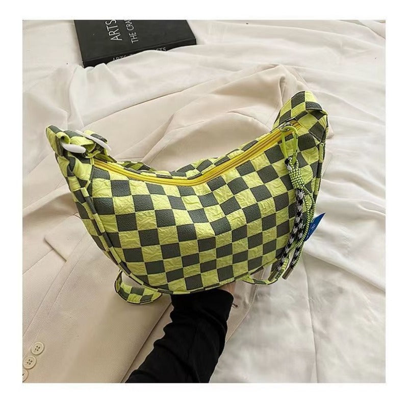 Bag Women 2025 New Versatile Casual Canvas Bag Large Capacity Crossbody Dumpling Bag Premium Niche Fanny Bag