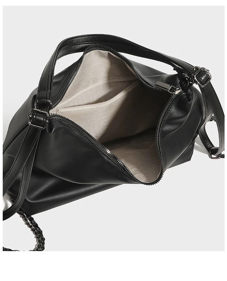 Three types of bags with different carrying methods