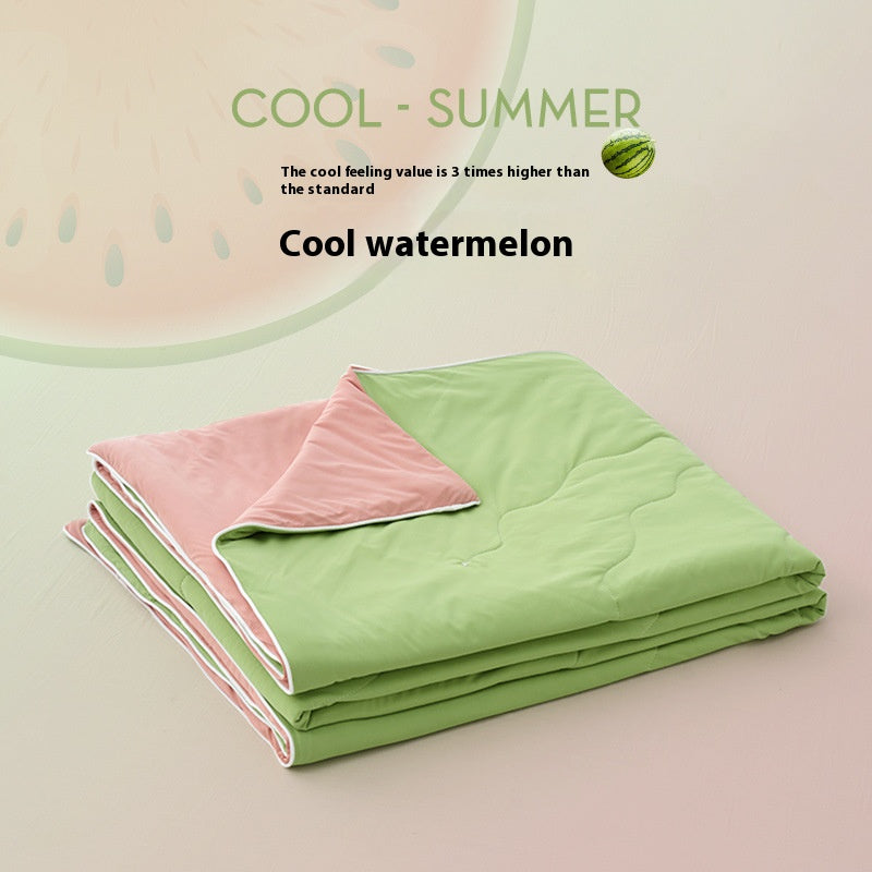 Class A Watermelon Xia Liang Quilting Air Conditioning Quilting Core Student Dormitory Summer Quilting Summer Single Double Machine Washable Thin Quilting
