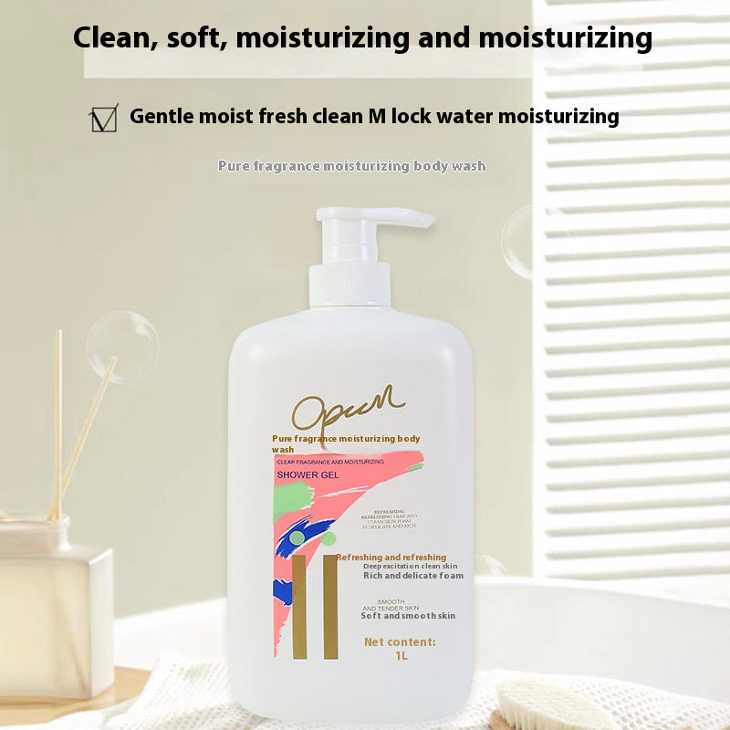 Large Capacity 1L Fragrance Body Wash Classic Emollient Hydrating Fragrant Body Wash Family Pack Men's and Women's Body Wash