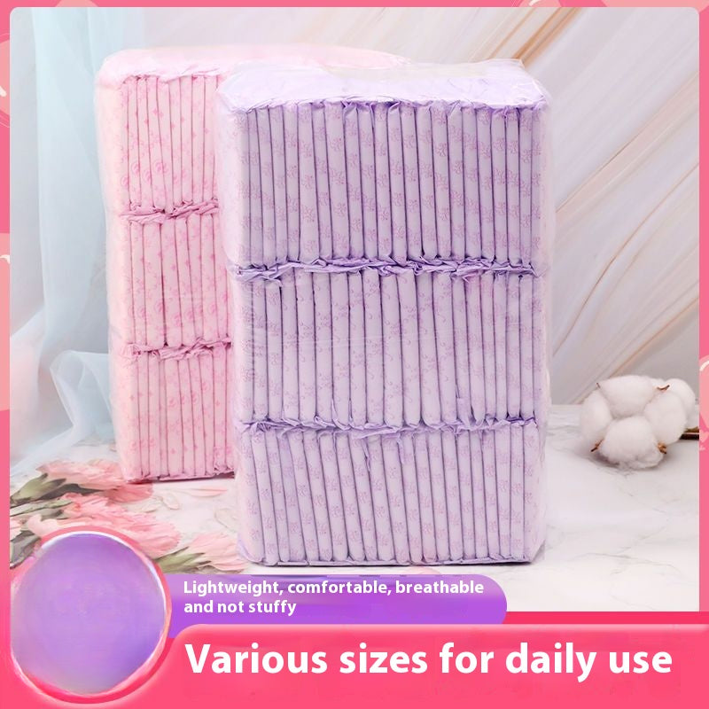 Pure cotton sanitary napkin day and night combination extended night use ultra-thin anti-side leakage aunt towel student aunt towel