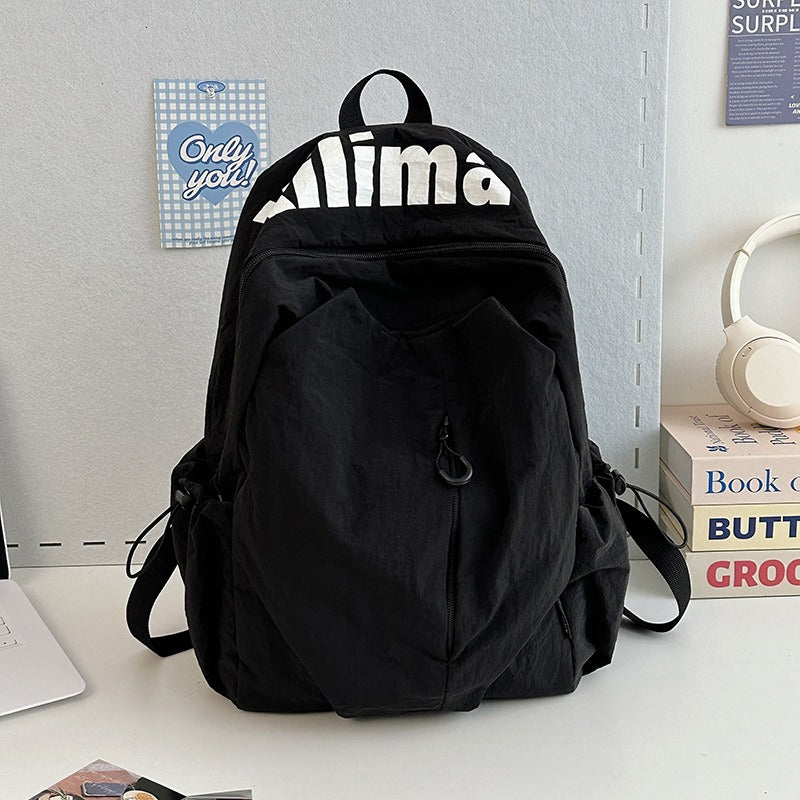 School bag ins niche lightweight anti-splashing high school students men and women large capacity sports outdoor backpack travel backpack