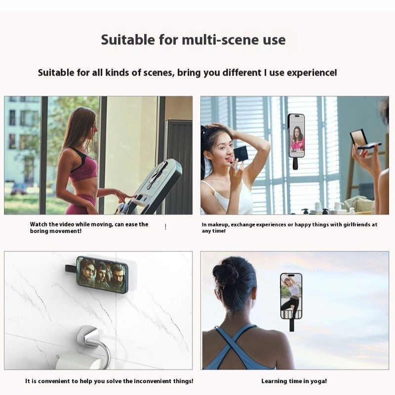 Popular silicone suction cup type strong magnetic mobile phone holder Small, portable, sturdy and stable mobile phone holder
