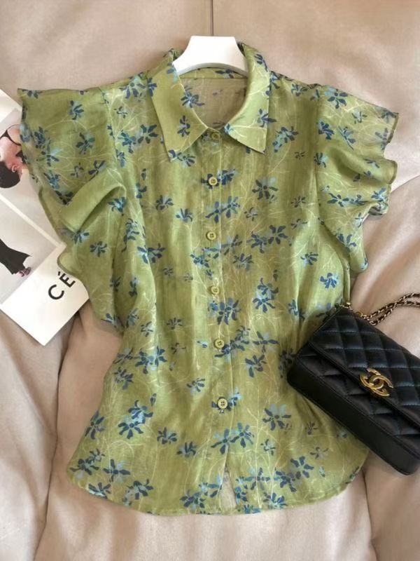 Sale！ size M-L Suit jacket and chiffon shirt