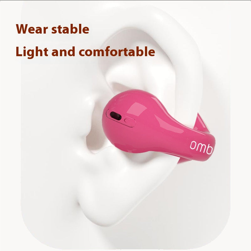 Ambie Bone Conduction Bluetooth Headset 5.4 Clip-on-ear wireless non-in-ear high-power sports headset