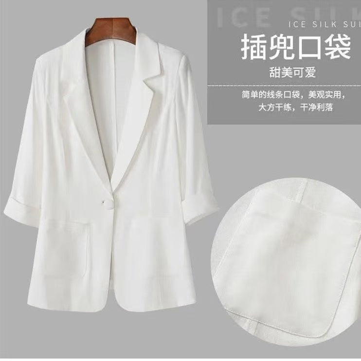 Sale！ size M-L Suit jacket and chiffon shirt