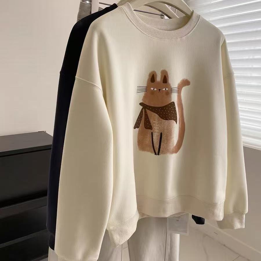 Thick fleece sweatshirt