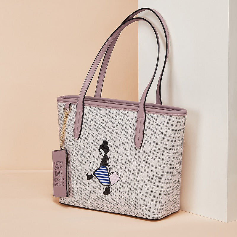 2025 new bag fashion trend shoulder bag large capacity sweet tote bag handbag