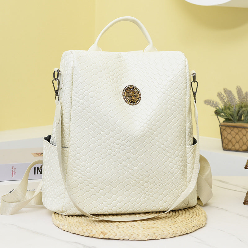 Multifunctional anti-theft backpack for women 2025 new large-capacity leisure travel backpack commuting versatile backpack tide