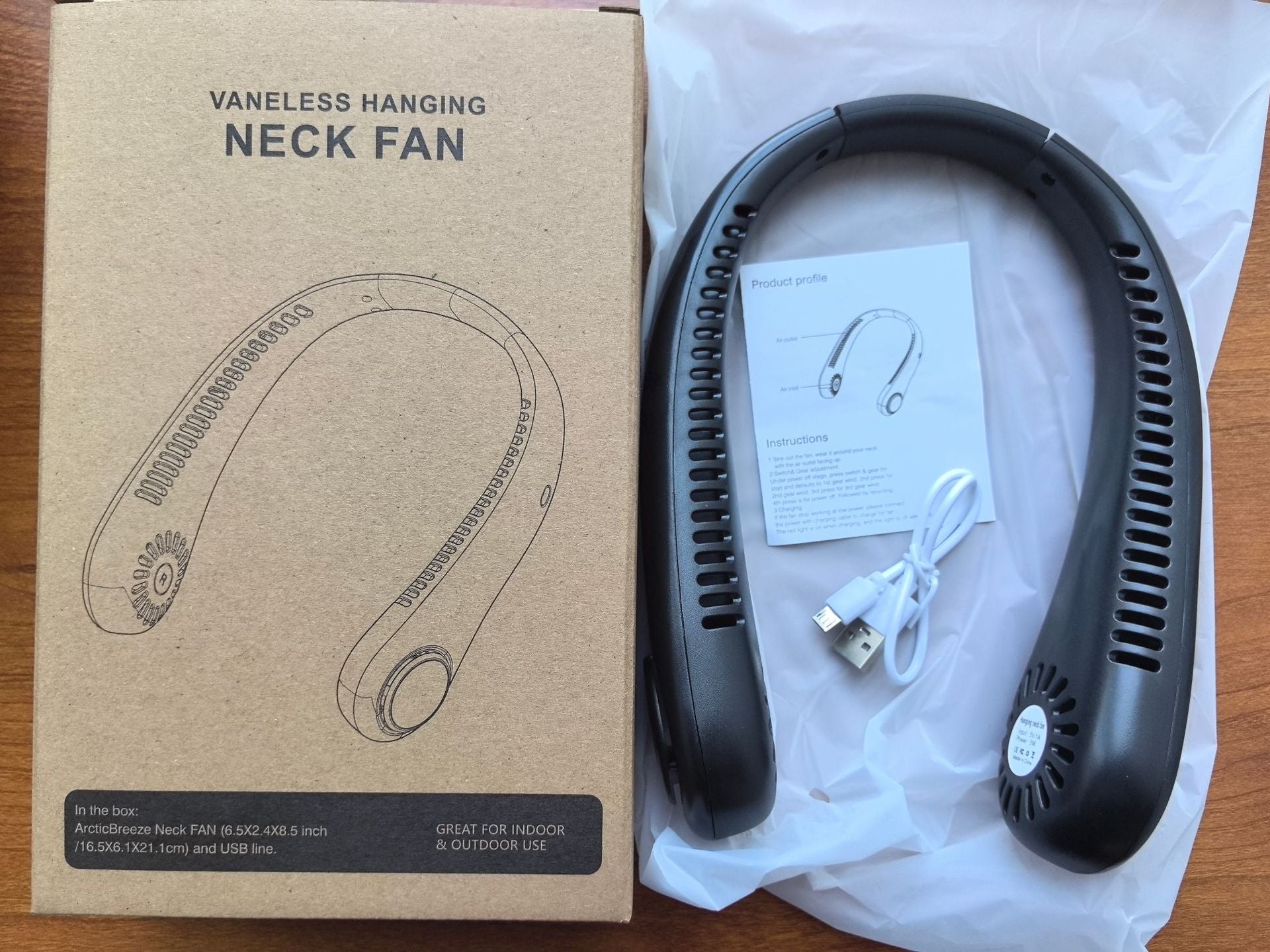 SL605 popular neck fan portable portable small USB fan neck electric fan charging silent