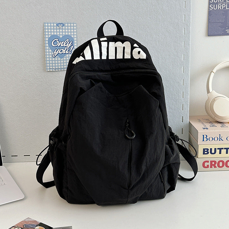 School bag ins niche lightweight anti-splashing high school students men and women large capacity sports outdoor backpack travel backpack