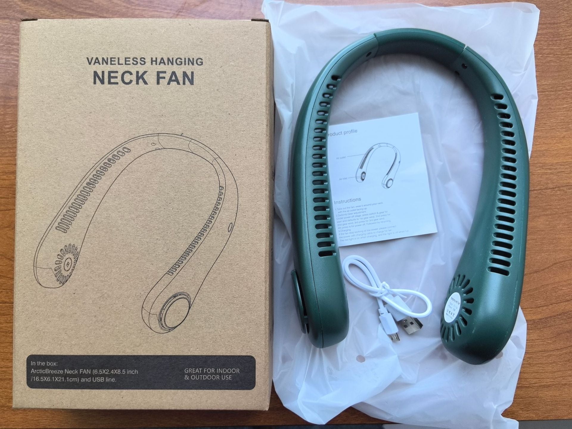 SL605 popular neck fan portable portable small USB fan neck electric fan charging silent