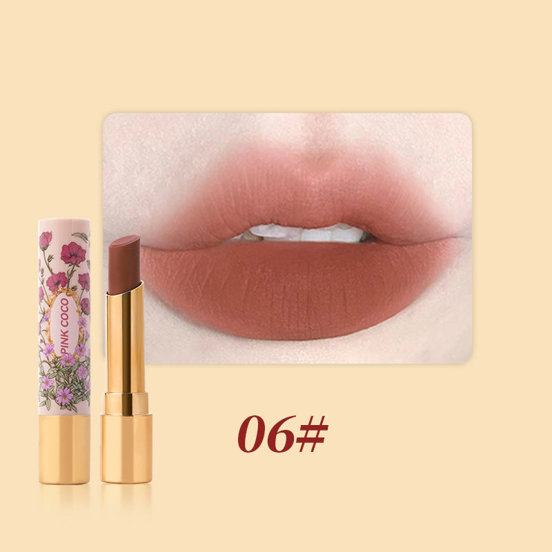 Beautiful dream velvet lipstick lip mud velvet matte matte surface is not easy to fade lip glaze students
