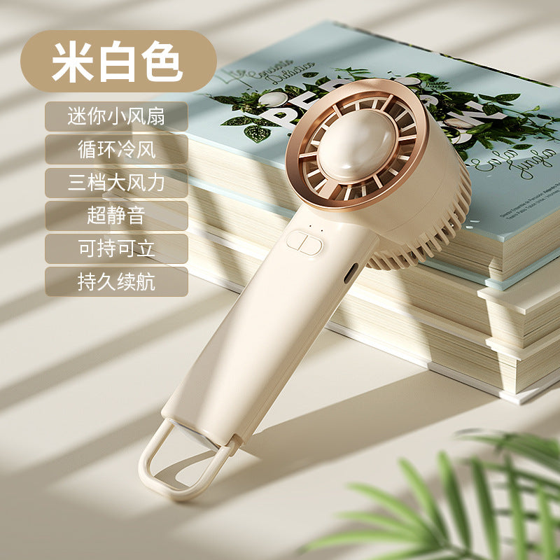 Super high speed small wind cannon strong wind handheld small fan bladeless turbine mini portable USB desktop electric fan