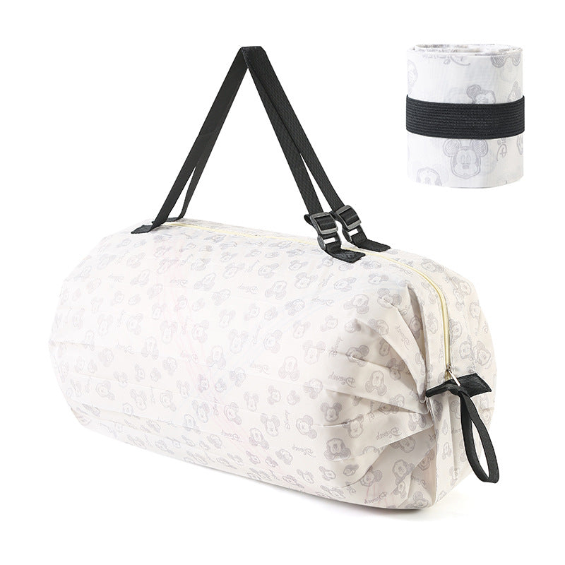 Portable foldable supermarket shopping bag large capacity bag waterproof cloth bag grocery bag tote bag large environmental protection bag