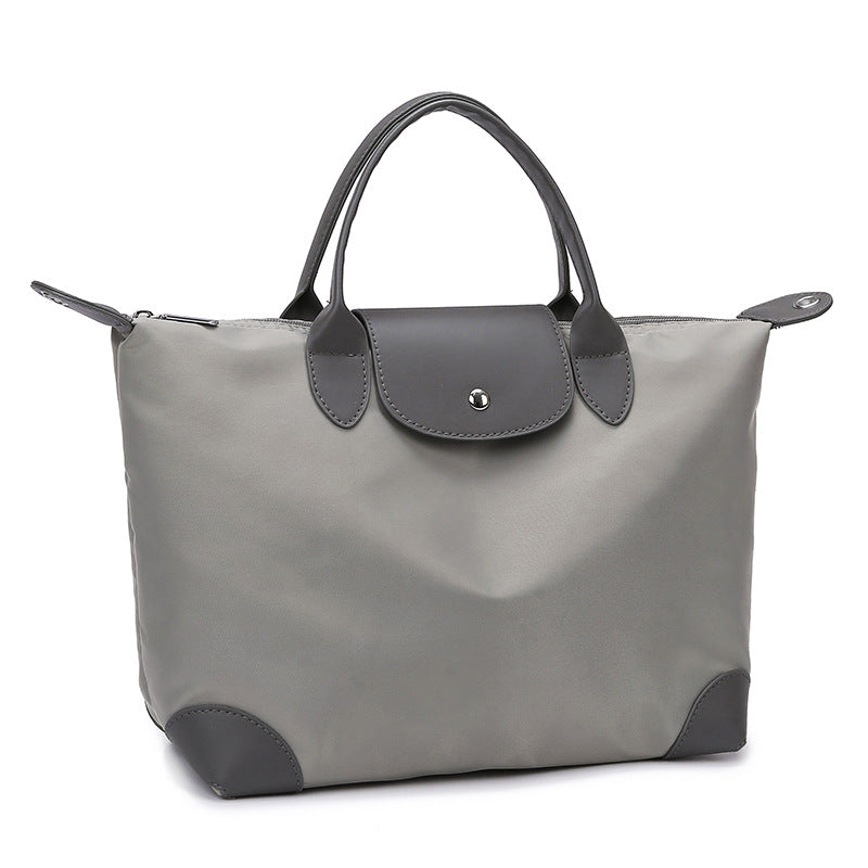 British retro short trip boarding bag shoulder oblique span bag nylon large capacity commuter versatile handbag women