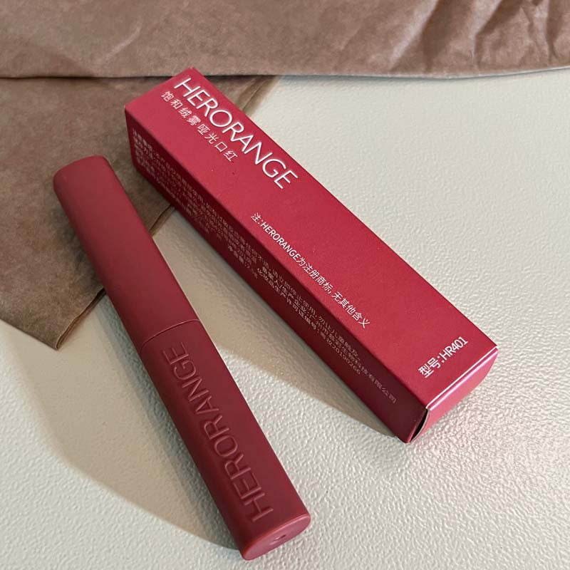 Saturated fleece matte fine tube lipstick matte velvet rabbit year limited positive red lipstick