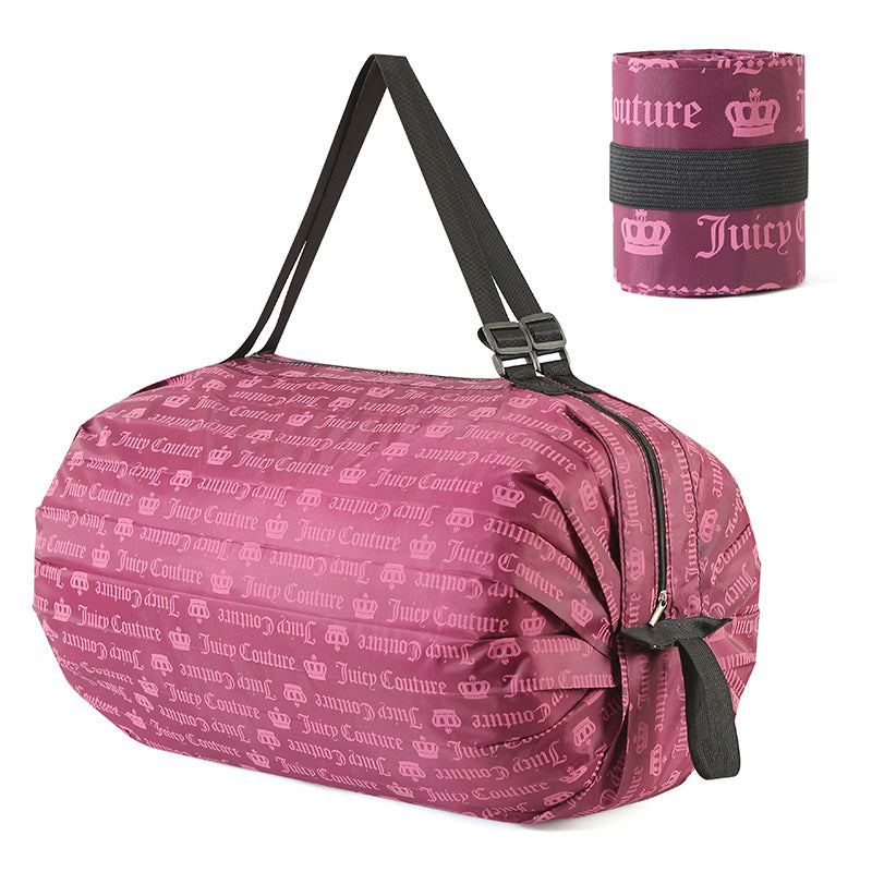 Portable foldable supermarket shopping bag large capacity bag waterproof cloth bag grocery bag tote bag large environmental protection bag