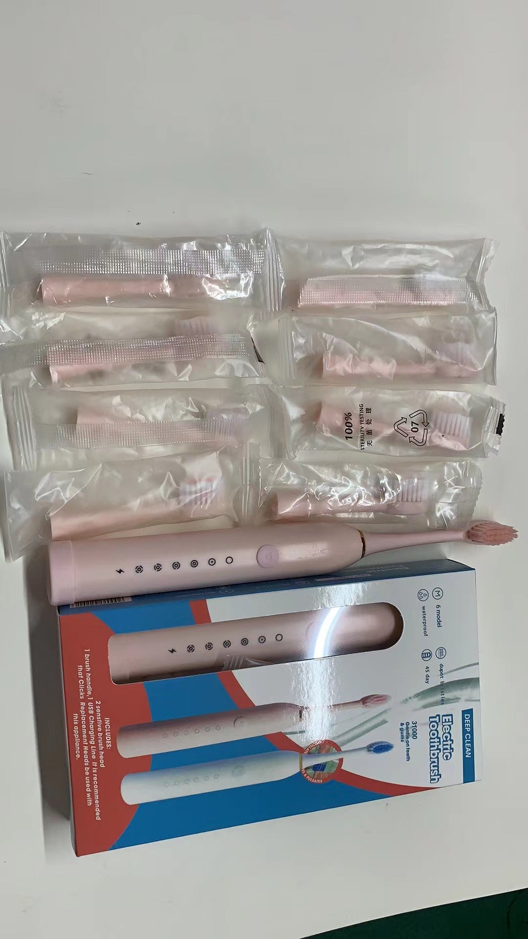 Electric toothbrush soft bristle rechargeable fully automatic waterproof ultrasonic electric toothbrush universal for adults