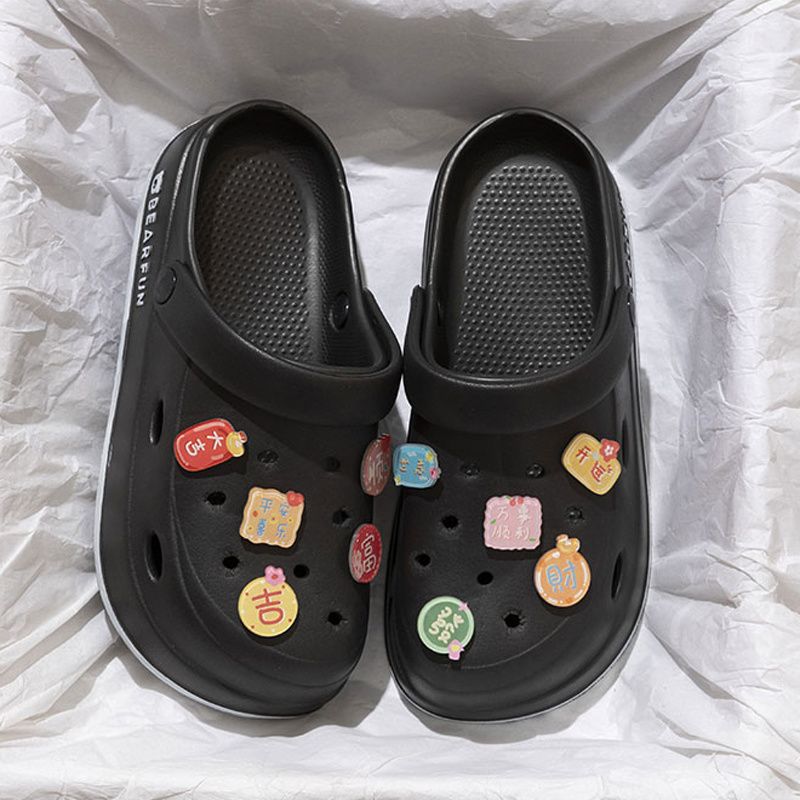 Hole shoes women's platform summer 2025 new home non-slip beach deodorant eva sandals slippers women's outer wear