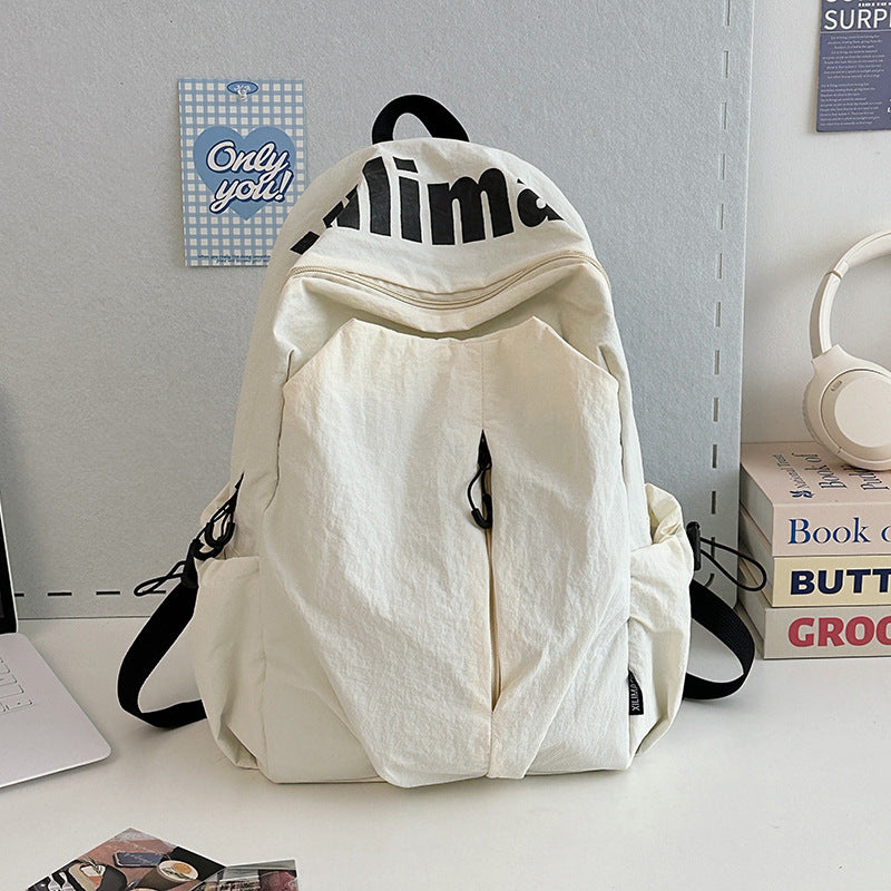 School bag ins niche lightweight anti-splashing high school students men and women large capacity sports outdoor backpack travel backpack