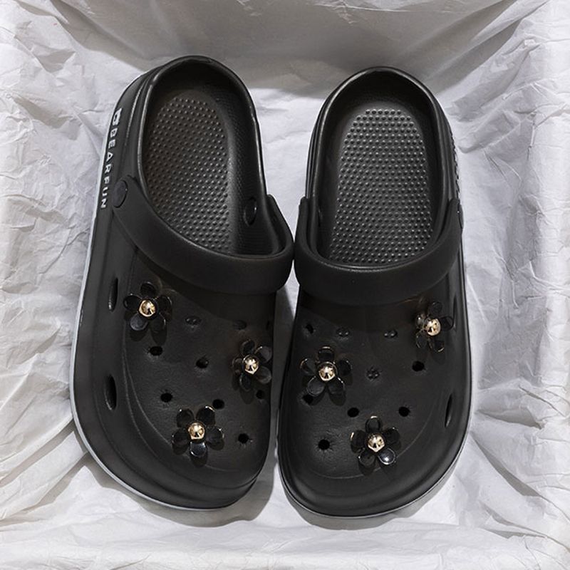 Hole shoes women's platform summer 2025 new home non-slip beach deodorant eva sandals slippers women's outer wear