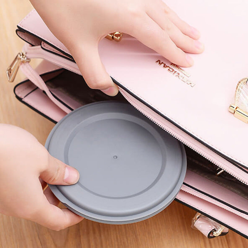 Folding Bowl Portable Outdoor Travel Retractable Japanese Picnic Tableware Three-piece Set Foldable Compression Baby Lunch Box