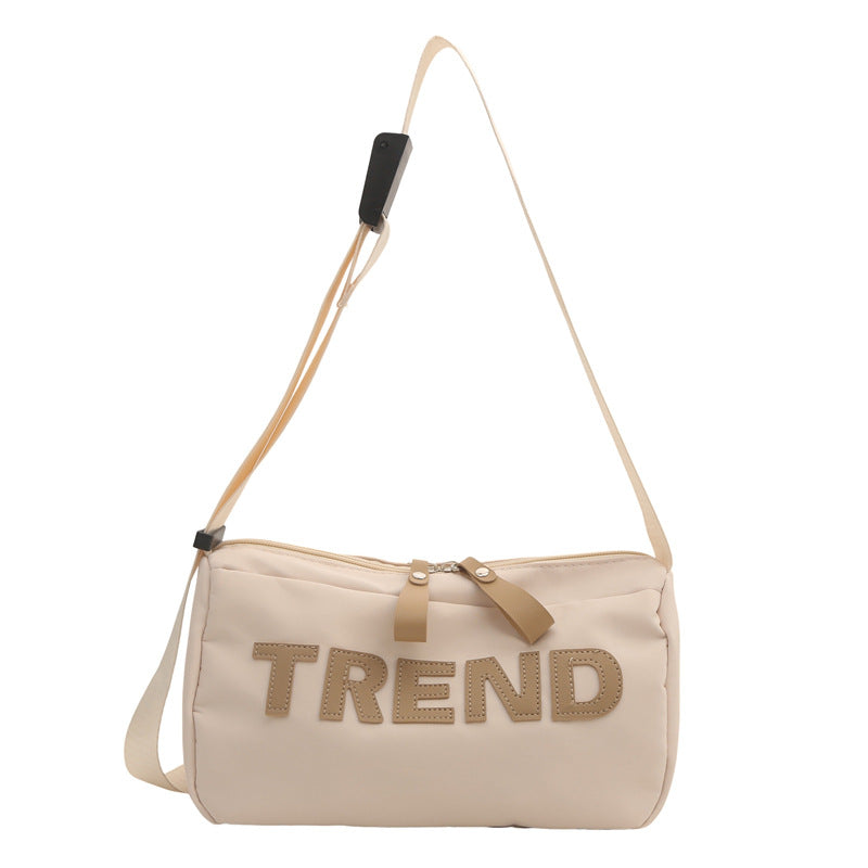 Oxford cloth bag women's 2025 new fashion sports fitness bag short trip shoulder bag red messenger women's bag