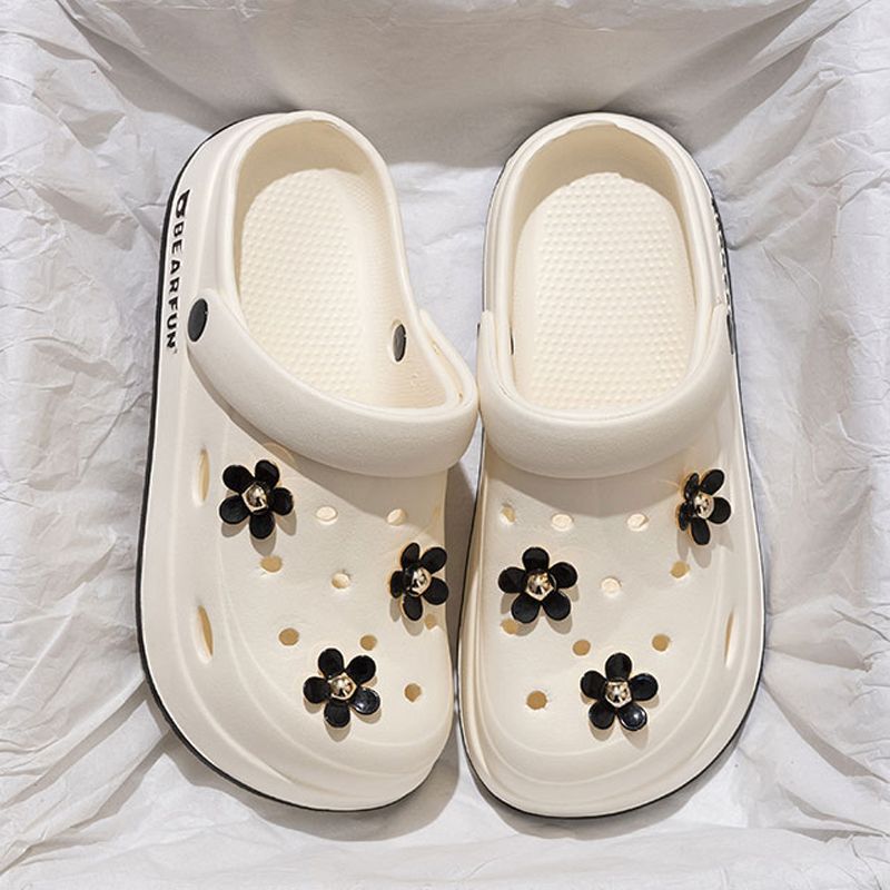 Hole shoes women's platform summer 2025 new home non-slip beach deodorant eva sandals slippers women's outer wear