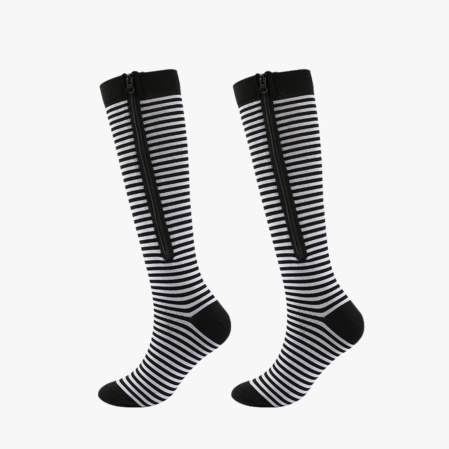 Sports pressure socks compression zipper socks - elastic leg socks