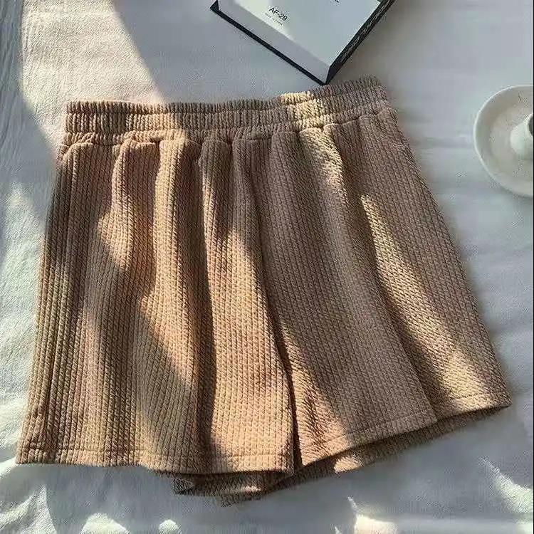 Three-dimensional jacquard chaos comfortable lazy loose casual suit women's 2025 summer new vest shorts two-piece set