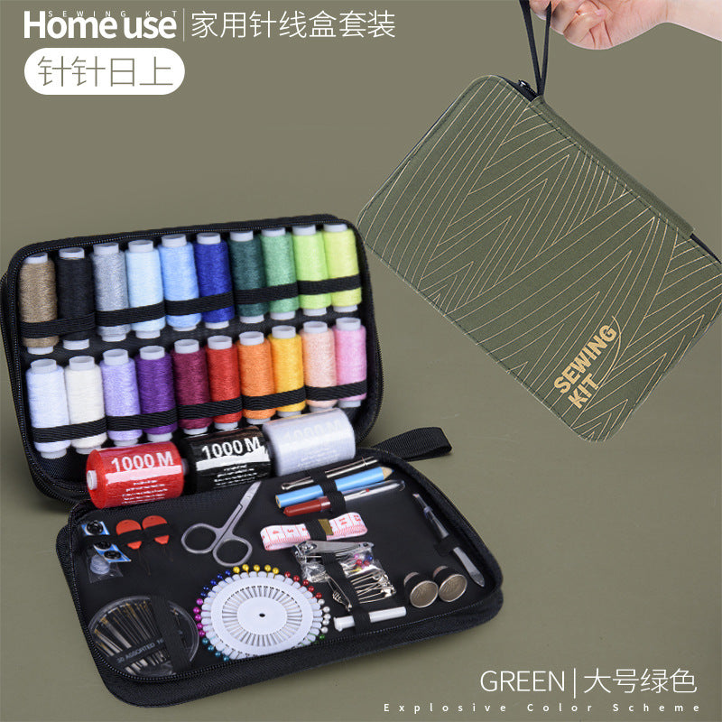 2025 Sewing Box Household Sewing Sewing Kit Hand Sewing Tools Storage Box Set Large Capacity Travel High Quality