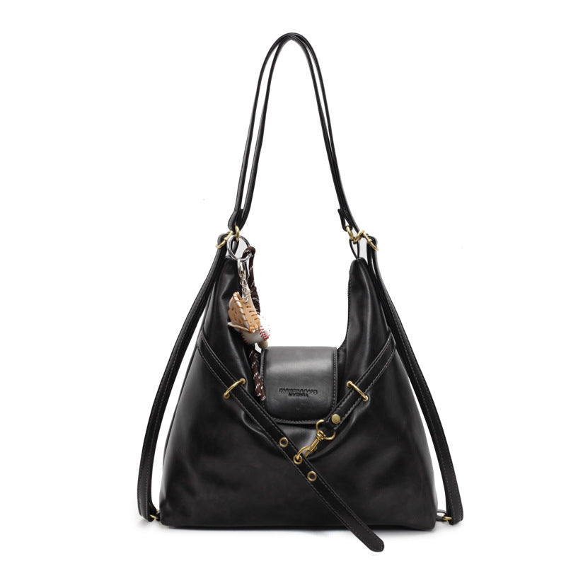 Large capacity backpack bag women 2025 new fashion Yadan wear commuter bag versatile messenger tote bag