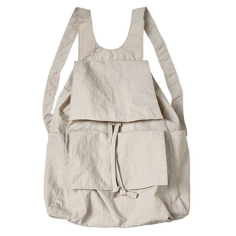 Video game soda ultra-light nylon backpack female college student schoolbag literary Japanese backpack light leisure travel bag