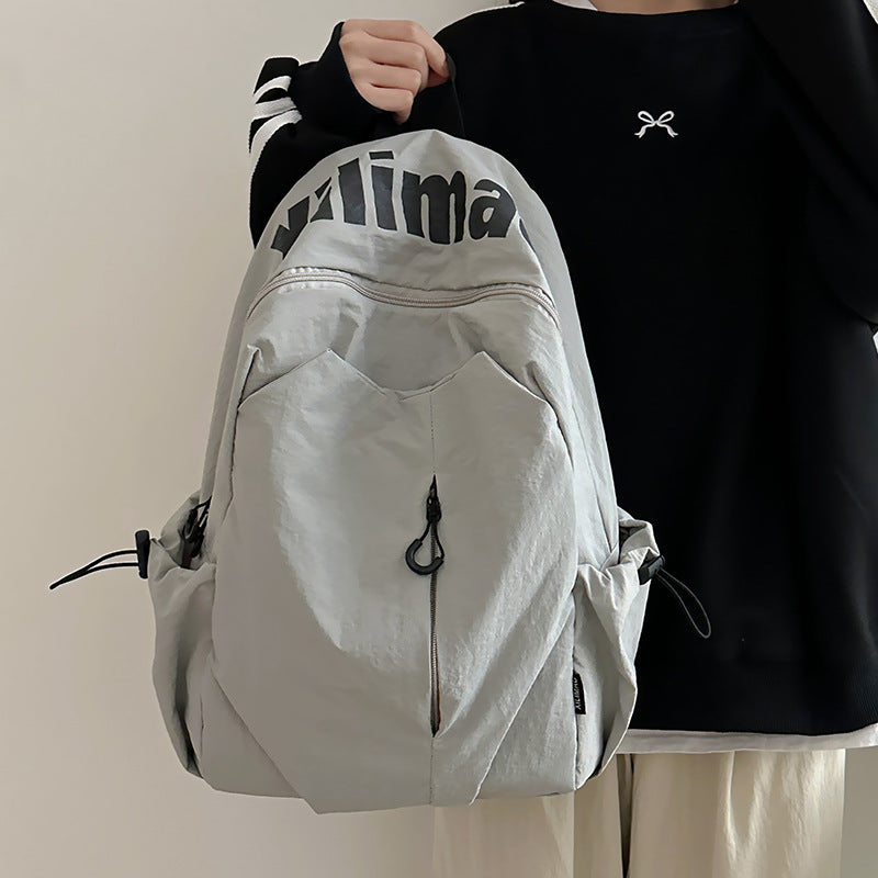 School bag ins niche lightweight anti-splashing high school students men and women large capacity sports outdoor backpack travel backpack