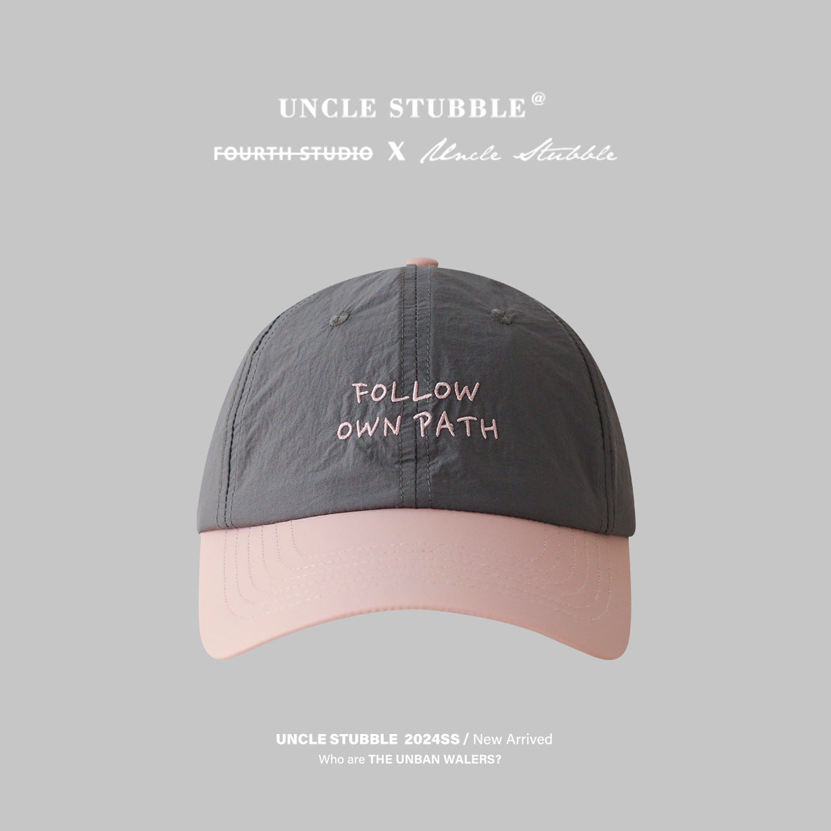 Outdoor waterproof quick-drying cap men's and women's fashion color matching baseball cap spring and summer sports sunscreen hat light and breathable