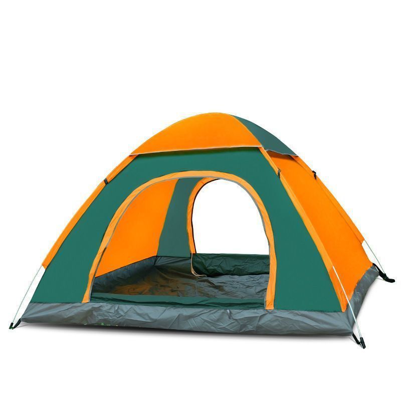 Outdoor folding tent fully automatic quick-opening tent 3-4 people self-driving camping tent rain and sun protection portable