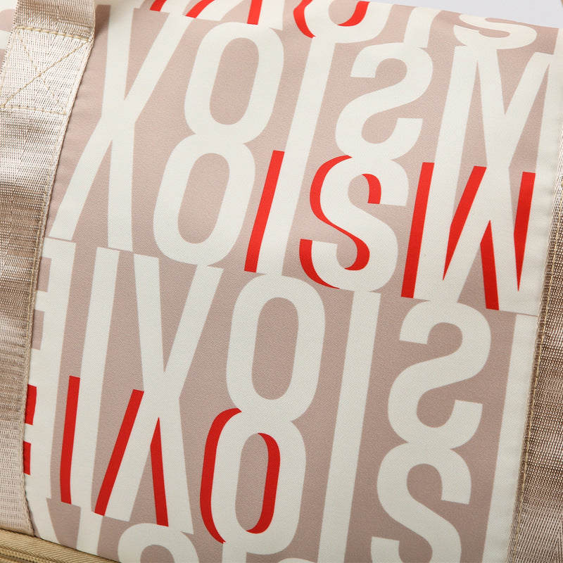 2025 new business trip large-capacity fitness travel bag high-end large bag hanging trolley case lightweight handbag