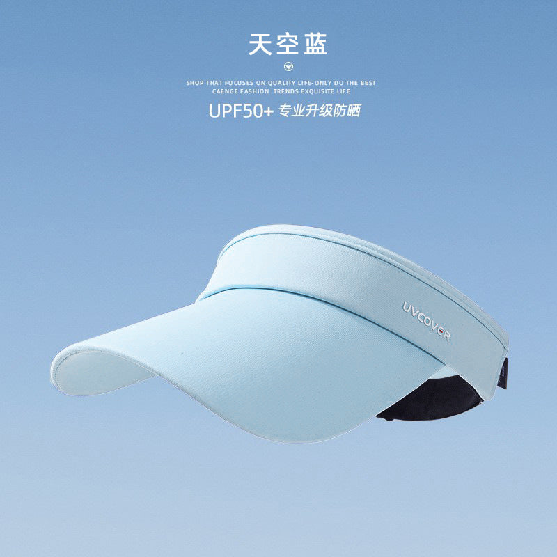 Running empty top sun hat women's ice silk UV protection summer sun hat outdoor sun protection hat