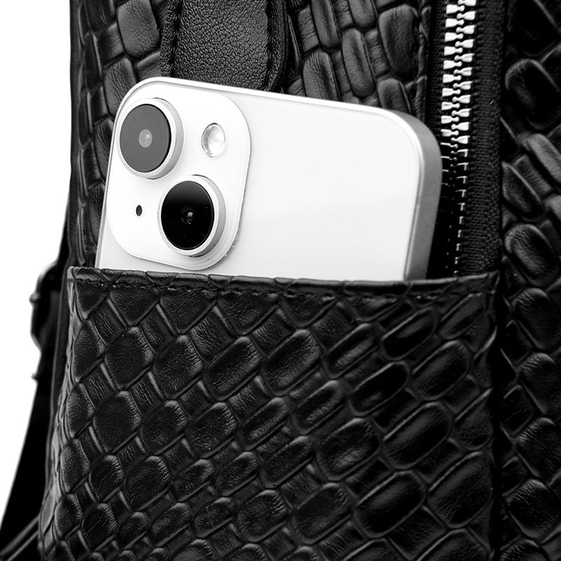 Fashion backpack women's 2025 new large-capacity soft leather anti-theft travel women's bag, foreign style versatile casual backpack