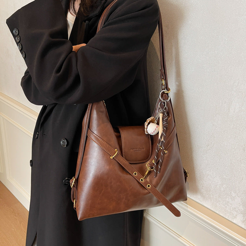 Large capacity backpack bag women 2025 new fashion Yadan wear commuter bag versatile messenger tote bag