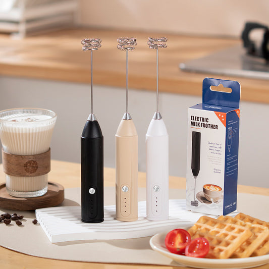 Household Handheld Coffee Milk Beater Milk Coffee Beater Electric Egg Beater Small Wireless Electric Milk Foamer