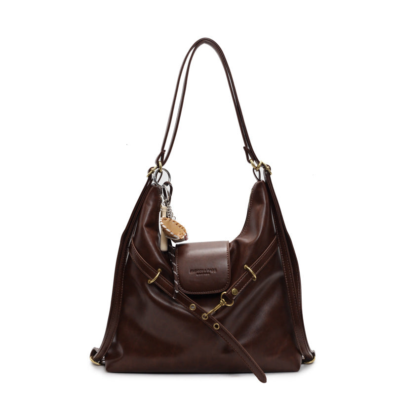 Large capacity backpack bag women 2025 new fashion Yadan wear commuter bag versatile messenger tote bag