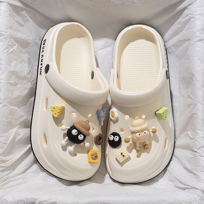 Hole shoes women's platform summer 2025 new home non-slip beach deodorant eva sandals slippers women's outer wear