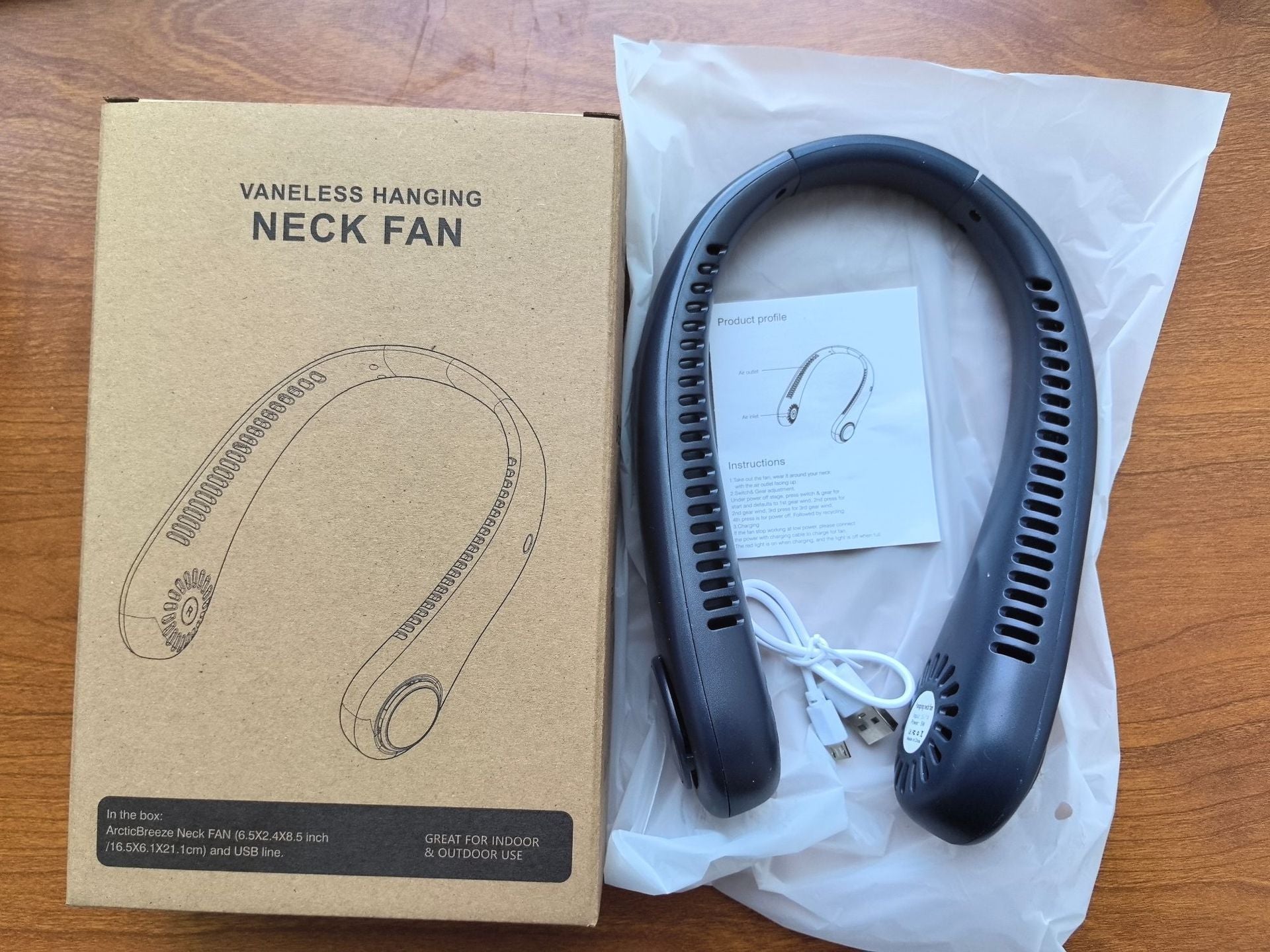 SL605 popular neck fan portable portable small USB fan neck electric fan charging silent